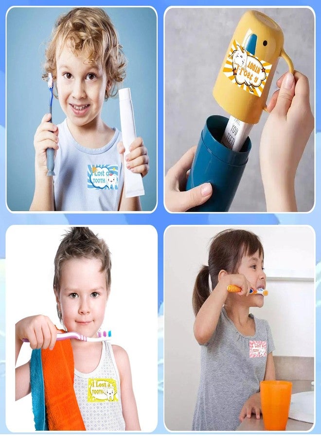Well Tile 120Pcs I Lost a Tooth Stickers 2.5 x 1.5 Inch- Lost Tooth Stickers Teeth Stickers Decal for Boys and Girls - Image 3